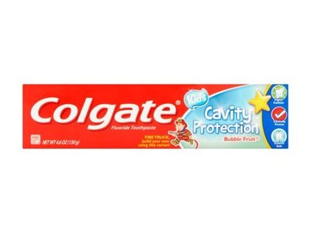 Colgate Kids Toothpaste Cavity Protection  Bubble Fruit  4.6 ounces Discount