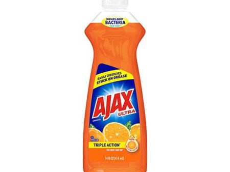 Ajax Ultra Triple Action Liquid Dish Soap - Orange - 14 fl oz Sale