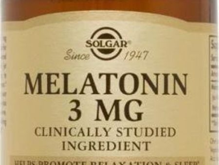 Solgar Melatonin 3 mg - 60 Nuggets Online now