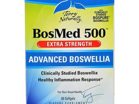 Terry Naturally BosMed 500 - 500 mg Boswellia  60 Softgels - Clinically Studied Boswellia Supplement Online Hot Sale