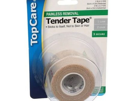 Tender Tape, 1 roll, 2 IN x 5 YDS (5 cm x 4.5 m) stretched; 2 IN x 2 1 5 YDS (5 cm x 2 m) unstretched For Cheap