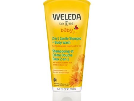 Weleda 2-In-1 Gentle Baby Shampoo and Body Wash with Calendula Extracts, 6.8 oz Discount