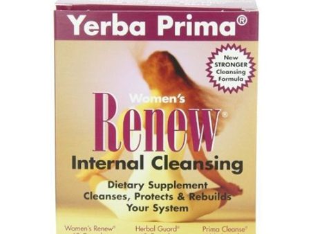 Yerba Prima Women s Renew Cleansing System Capsules  60 Ct For Discount