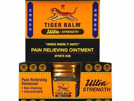 Tiger Balm Ultra Strength   Camphor (Synthetic) and Menthol   OINTMENT Hot on Sale