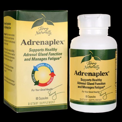 Terry Naturally Adrenaplex - 60 Capsules - Maximum Adrenal Support Supplement  Promotes Daily Energy on Sale