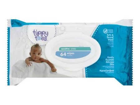 Tippy Toes Fragance Free Wipes - 216 Discount