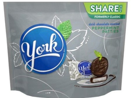 YORK Peppermint Patties Dark Chocolate Candy  Individually Wrapped  10.1 oz  Share Bag Online now