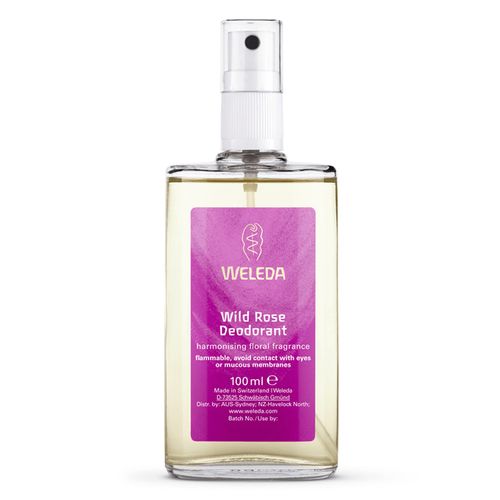 Weleda Wild Rose 24 Hours Deodorant Spray, 3.4 oz For Sale