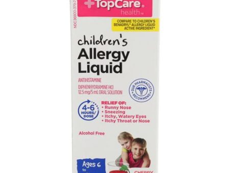 TopCare Children s Allergy Liquid Cherry 4oz   Exp 04 2022 For Cheap