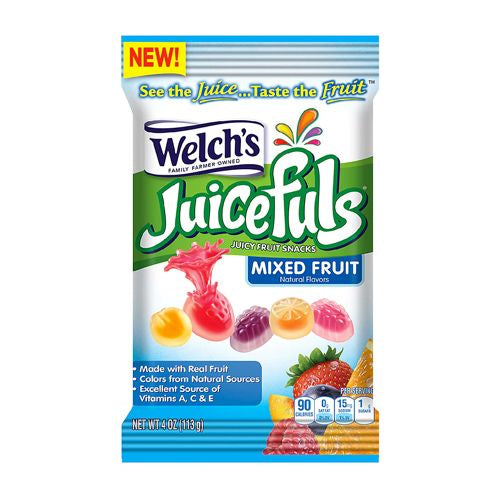 Welch s Juicefuls Mixed Fruit Juicy Fruit Snacks  4 oz For Sale