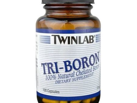 Twinlab Tri-Boron 3 mg Dietary Supplement Capsules Supply