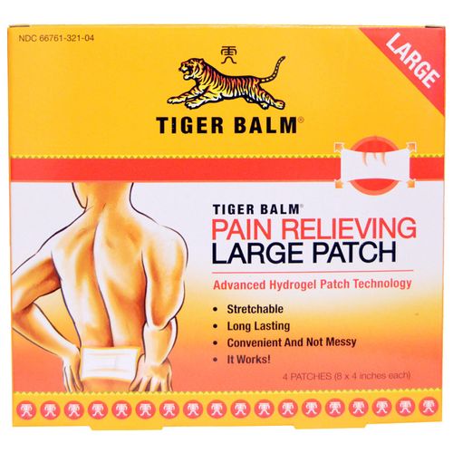 Tiger Balm Pain Relieving Large Patch - 4 Ct Online