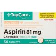 Top Care Health Low Dose Tablet Chewable Aspirin 81 Mg, 36 tablets Fashion