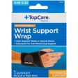 Topcare Wrist Support Wrap One Size 6-12 In Fits Left Or Right Antimicrobial Fashion