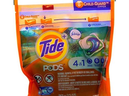 Tide Pods Plus Febreze Botanical Rain Laundry Detergent Pacs  12 Ct Hot on Sale