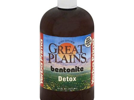 Yerba Prima Great Plains Bentonite Detox-Pint Discount