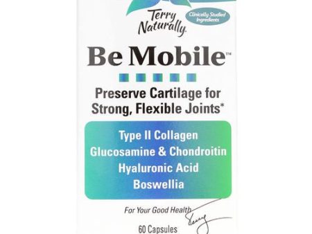 Terry Naturally Be Mobile - 60 Capsules Joint Support Supplement Type II Collagen  Glucosamine For Sale