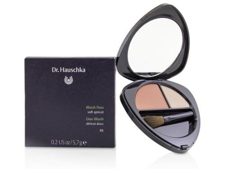 Dr. Hauschka Blush Duo - # 01 Soft Apricot 04480 5.7g 0.2oz For Discount