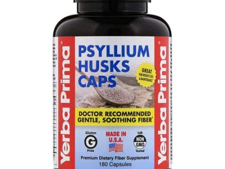 Yerba Prima Psyllium Husks Caps 180 Caps Online Hot Sale