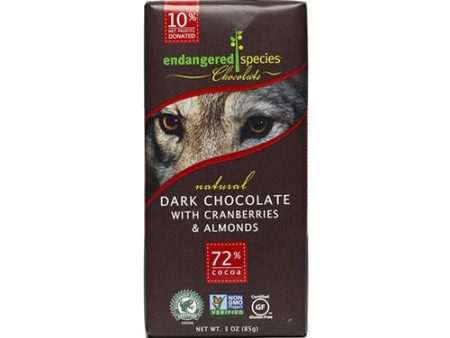 72% COCOA CRANBERRIES ALMONDS + DARK CHOCOLATE For Cheap