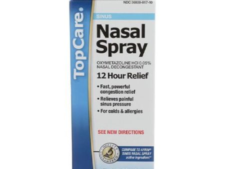 Topcare Sinus Nasal Spray Oxymetazoline 12 Hour Allergy Cold Relief 6 19 Tc For Cheap