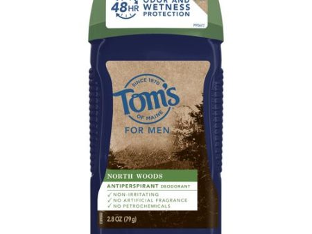 Tom s of Maine Men s Antiperspirant  North Woods  2.8 Ounce Fashion