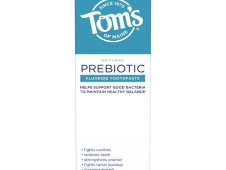 Tom s of Maine Prebiotic Anticavity Toothpaste  Peppermint  4.0oz Sale