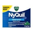 Vicks NyQuil Cold & Flu Nighttime Relief LiquiCaps 8 Count Supply