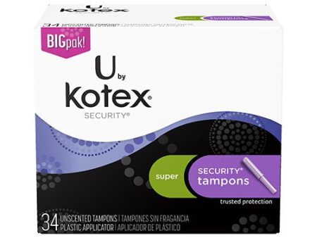 U By Kotex Security Tampons Super - Hot on Sale