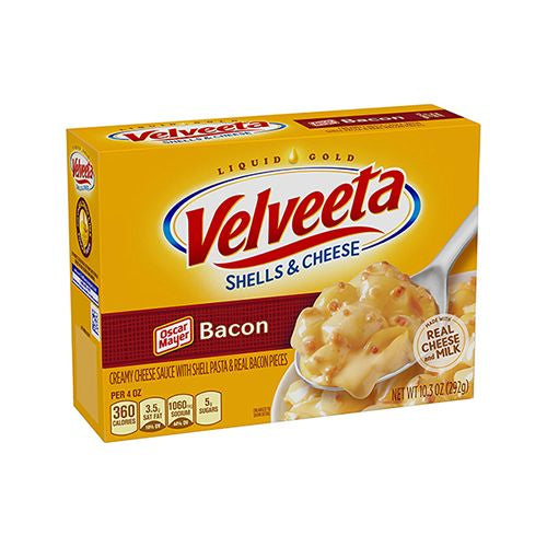 Velveeta Bacon Shells & Cheese, 10.3 oz Box Supply