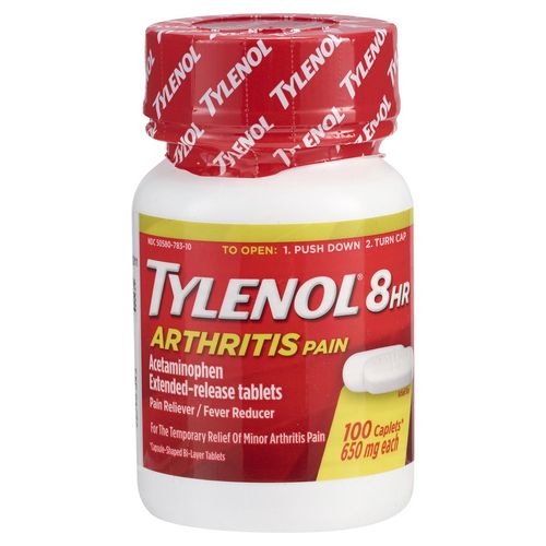 Tylenol 8 Hour Arthritis & Joint Pain Acetaminophen Caplets  100 Count Fashion