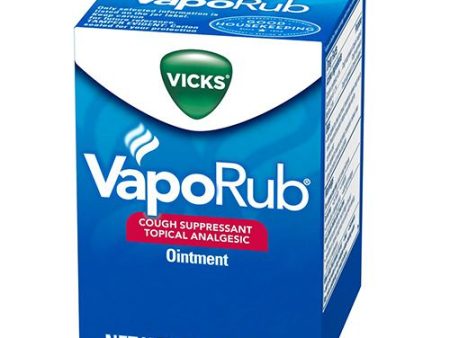 Vicks VapoRub Topical Chest Rub & Analgesic Ointment  Over-the-Counter Medicine  3.53 Oz For Discount