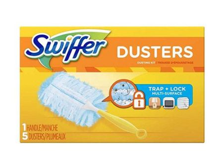 Swiffer Duster Short Handle Starter Kit  1 Handle  5 Dusters Sale