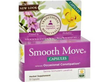 Traditional Medicinals Smooth Move SENNA - 50 Capsules Online