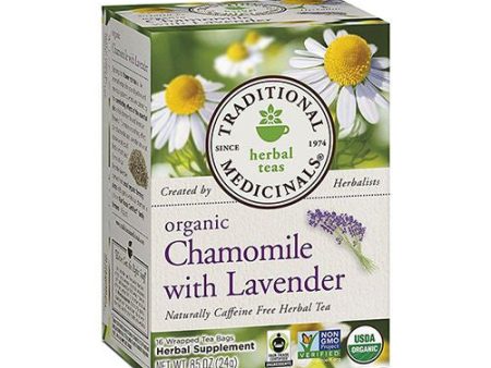 Traditional Medicinals, Tea Chamomile Lvndr Org - 16bg For Discount