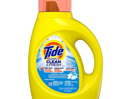 Tide Simply Refreshing Breeze  22 Loads Liquid Laundry Detergent  31 fl oz Online