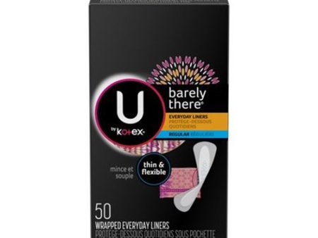 U by Kotex Balance Daily Wrapped Panty Liners  Light Absorbency  Regular Length  50 Ct on Sale