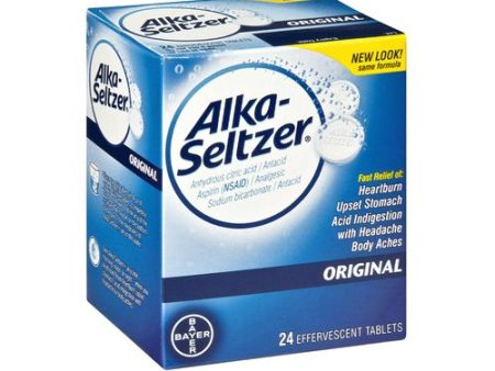 Alka-Seltzer Tablets, Original, 24 Ct Online Hot Sale