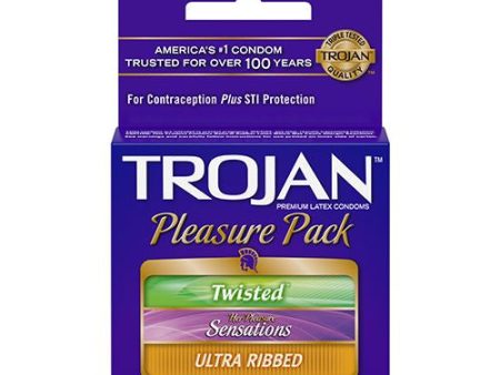 Trojan Pleasure Pack Premium Latex C For Cheap