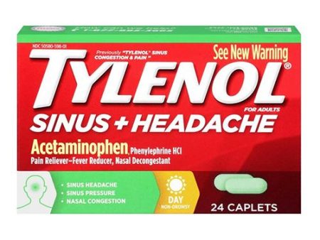 Tylenol Sinus + Headache Non-Drowsy Daytime Caplets  24 ct For Discount