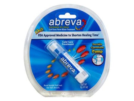 Abreva Docosanol 10% Fever Blister and Cold Sore Treatment  0.07 Oz on Sale