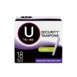 U BY KOTEX PREMIUM SECURITY SUPER ABSORBENCY TAMPONS on Sale