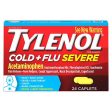 Tylenol Cold + Flu Severe Caplets for Multi-Symptom Relief  24 ct. Online Hot Sale