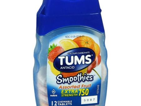 TUMS Antacid Chewable Tablets for Heartburn Relief, Extra Strength, Assorted Berries, 48 Tablets Cheap