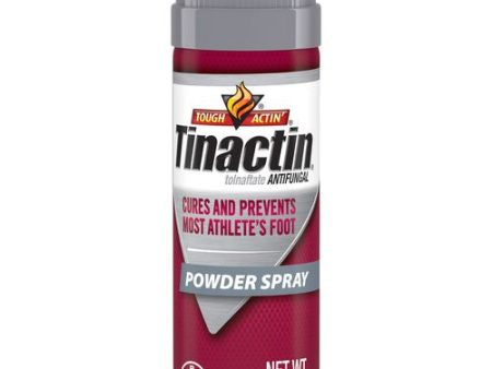 Tinactin Athlete s Foot Spray Antifungal Powder Spray  4.6 oz Can For Discount