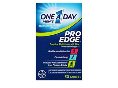 One A Day Men s Pro Edge Multivitamin Tablets  Multivitamins for Men  50 Ct For Discount