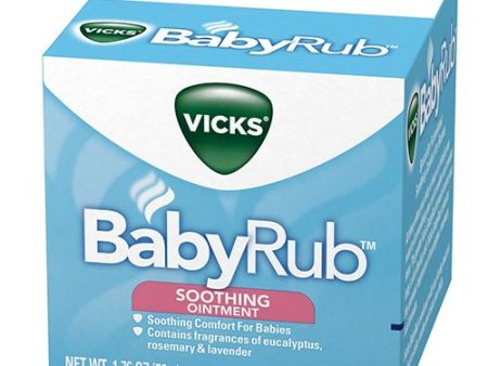 Vicks BabyRub  Non-Medicated Soothing Chest Rub Ointment  1.76 oz For Discount