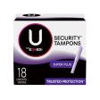 U BY KOTEX PREMIUM SECURITY SUPER PLUS TAMPONS Discount