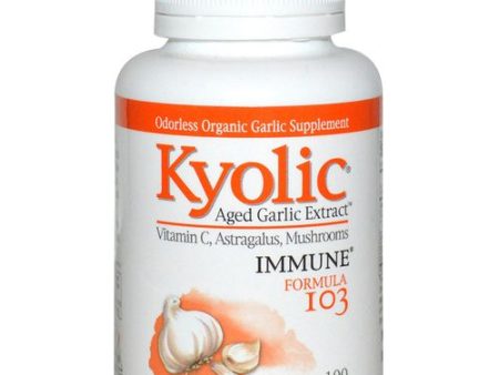 Aged Garlic Extract  Immune  Formula 103  100 Capsules  Kyolic on Sale