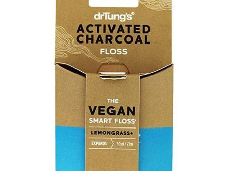 Activated Charcoal Floss  Lemongrass  30 yd (27 m)  Dr. Tung s Sale